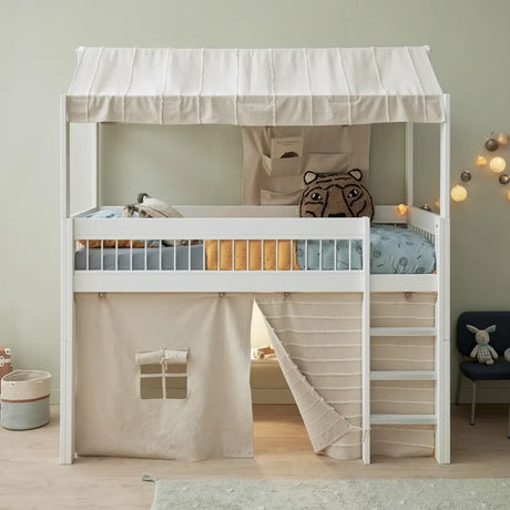 Lifetime Kidsrooms Breeze Semi High Sleeper Bed with Roof