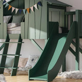 Mathy By Bols Treehouse Bed with Platform and Slide - Various Sizes