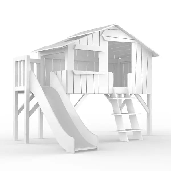 Mathy By Bols Treehouse Bed with Platform and Slide - Various Sizes