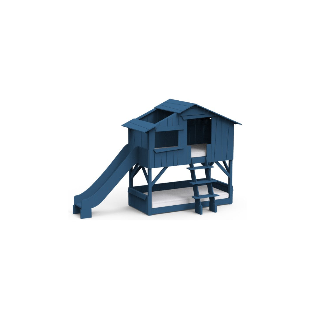 Mathy By Bols Treehouse Bunk Bed with Side Slide - Various Sizes
