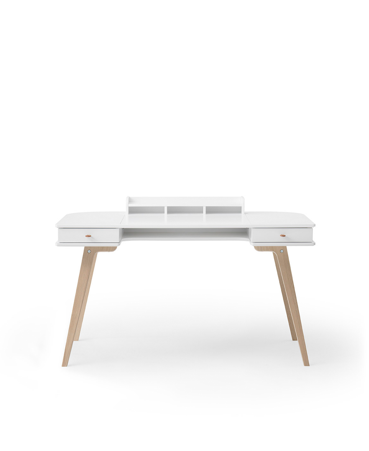 Oliver Furniture Wood Desk White/Oak 66 cm