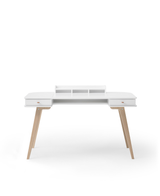 Oliver Furniture Wood Desk White/Oak 66 cm