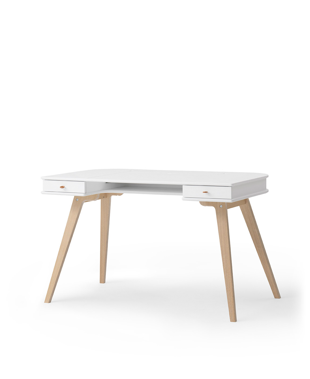 Oliver Furniture Wood Desk White/Oak 72.6 cm