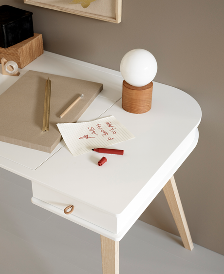 Oliver Furniture Wood Desk White/Oak 72.6 cm