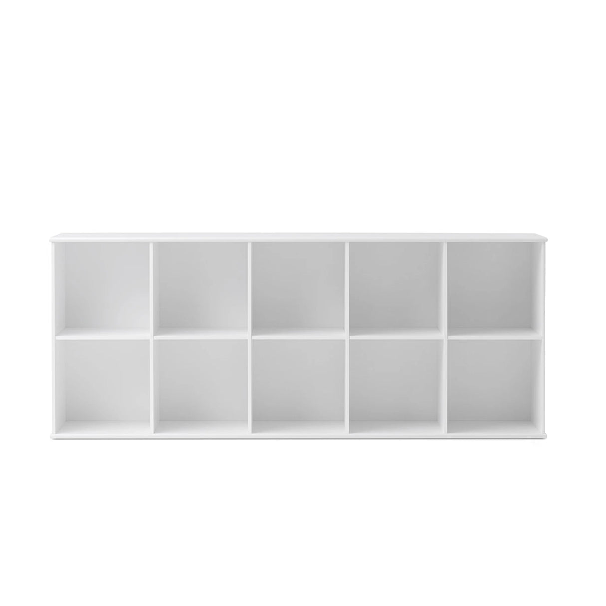 Oliver Furniture Wood Shelving Unit with Support in White 5x2