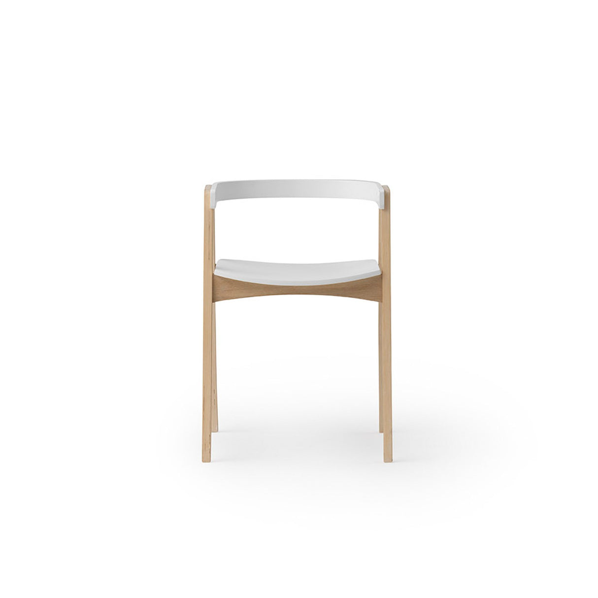 Oliver Furniture Wood Armchair White/Oak