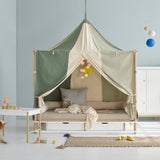 Oliver Furniture Camp Canopy Bed in White/Oak