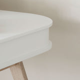 Oliver Furniture Wood Desk & Armchair White/Oak 66cm