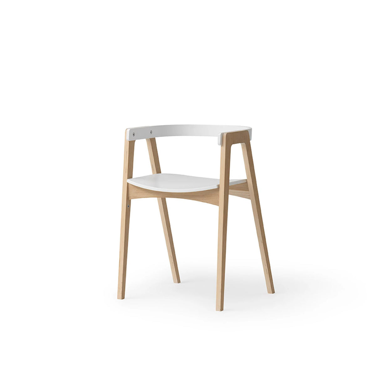 Oliver Furniture Wood Armchair White/Oak