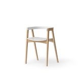 Oliver Furniture Wood Armchair White/Oak
