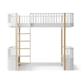 Oliver Furniture Wood Original Loft Bed in Oak/White