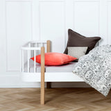 Oliver Furniture Wood Original Junior Bed in White/Oak