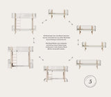 Oliver Furniture Wood Original Junior Bed in White/Oak