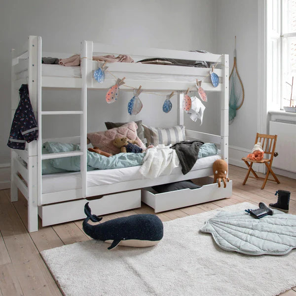 Hoppekids ECO Luxury Bunk Bed, White, Pine, 70x160 cm