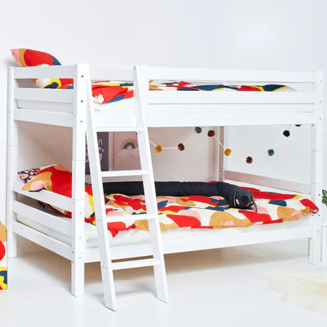 Hoppekids ECO Luxury Bunk Bed, White, Pine, 70x160 cm