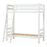 Hoppekids ECO Luxury High Bunk Bed, White, Pine, 70x160 cm