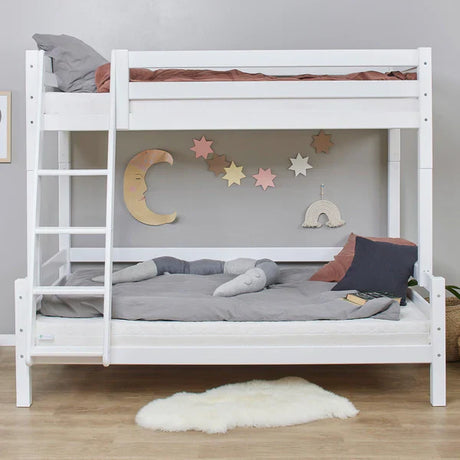 Hoppekids ECO Luxury Family bunk bed, White, Pine, 120x200 cm