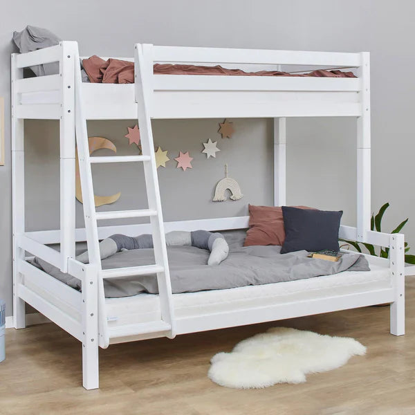 Hoppekids ECO Luxury Family bunk bed, White, Pine, 120x200 cm