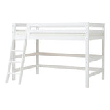 Hoppekids ECO Luxury High Sleeper Bed, White, Pine, 70x160 cm
