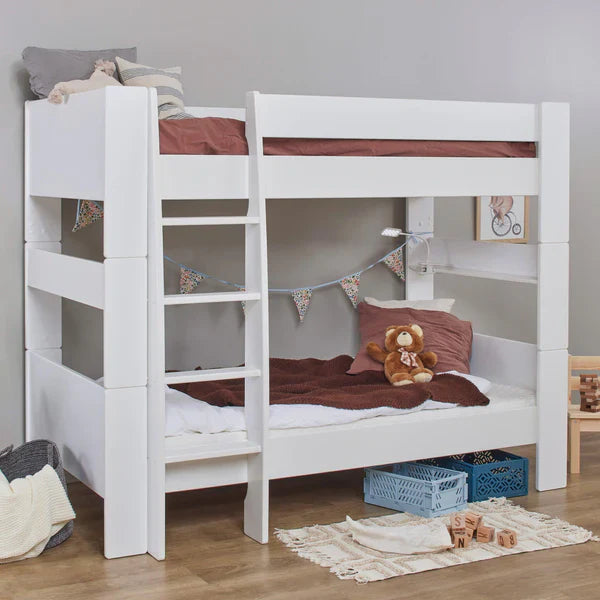 Hoppekids SFK Bunk Bed , White, MDF, 90x200 cm
