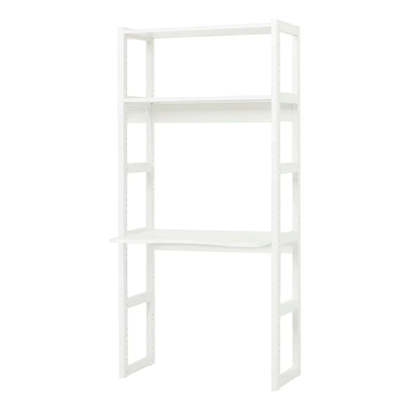 Hoppekids STOREY section with 2 shelves and writing board, White, Pine