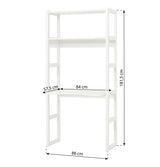 Hoppekids STOREY section with 2 shelves and writing board, White, Pine