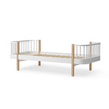 Oliver Furniture Wood Original Bed in White/Oak