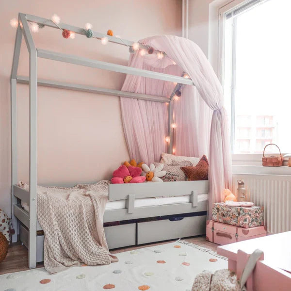 Hoppekids ECO Comfort House Bed, Pine, 70x160 cm