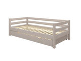 FLEXA Classic Single Bed with pull-out Bed, Solid Pine/Birch Plywood, 90x200 cm