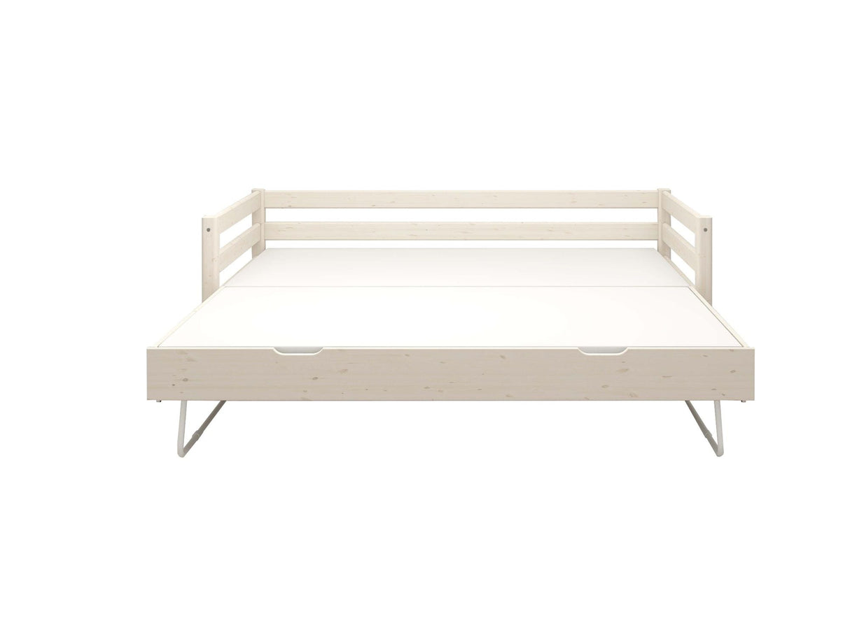 FLEXA Classic Single Bed with pull-out Bed, Solid Pine/Birch Plywood, 90x200 cm