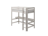 FLEXA High Sleeper Bed with Desk - Straight Ladder 90x200 cm