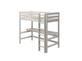 FLEXA High Sleeper Bed with Desk - Straight Ladder 90x200 cm