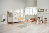 FLEXA Single Bed Classic House, Solid Pine/Birch Plywood, 90x200 cm