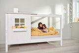 FLEXA Single Bed Classic House, Solid Pine/Birch Plywood, 90x200 cm