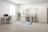 FLEXA Mid Sleeper Playhouse, Solid Pine/Birch Plywood, 90x200 cm