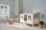FLEXA Single Bed Playhouse, Solid Pine/Birch Plywood, 90x200 cm
