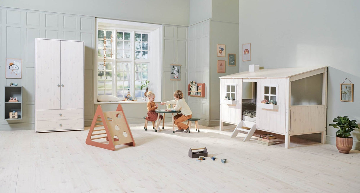 FLEXA Single Bed Playhouse, Solid Pine/Birch Plywood, 90x200 cm