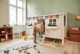 FLEXA Single Bed Playhouse, Solid Pine/Birch Plywood, 90x200 cm