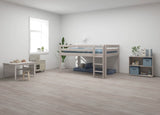 FLEXA Mid Sleeper Bed, Solid Pine/Birch Plywood, 140x200 cm