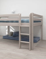 FLEXA Mid Sleeper Bed, Solid Pine/Birch Plywood, 140x200 cm