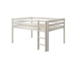 FLEXA Classic Mid Sleeper Bed, Solid Pine/Birch Plywood, 140x200 cm