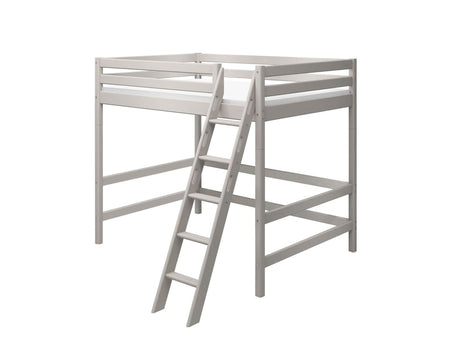 FLEXA Classic High Sleeper Bed with Slanting Ladder 140x200 cm