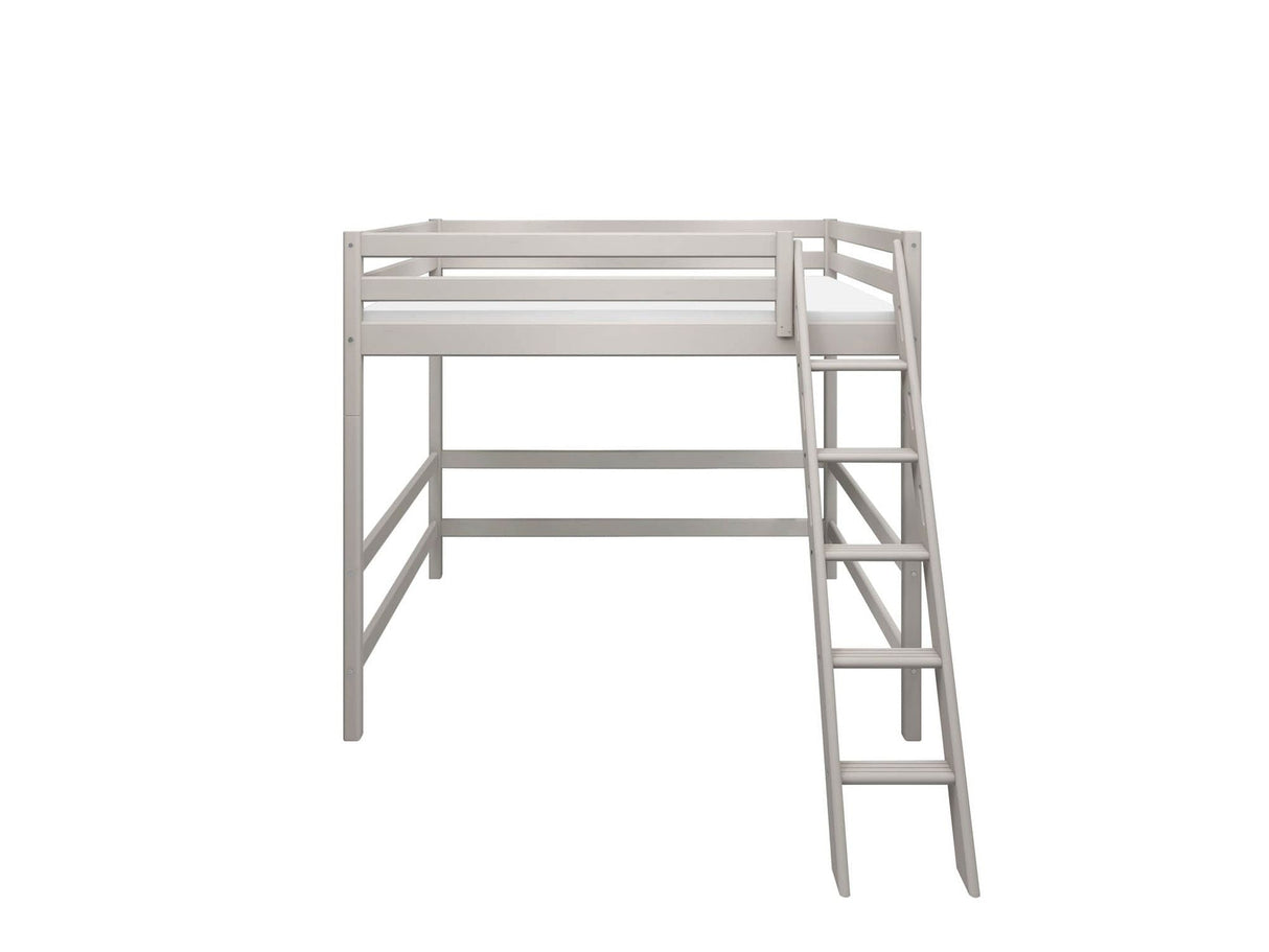 FLEXA Classic High Sleeper Bed with Slanting Ladder 140x200 cm