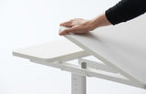 FLEXA Evo Study Desk – tilting desktop/Metal