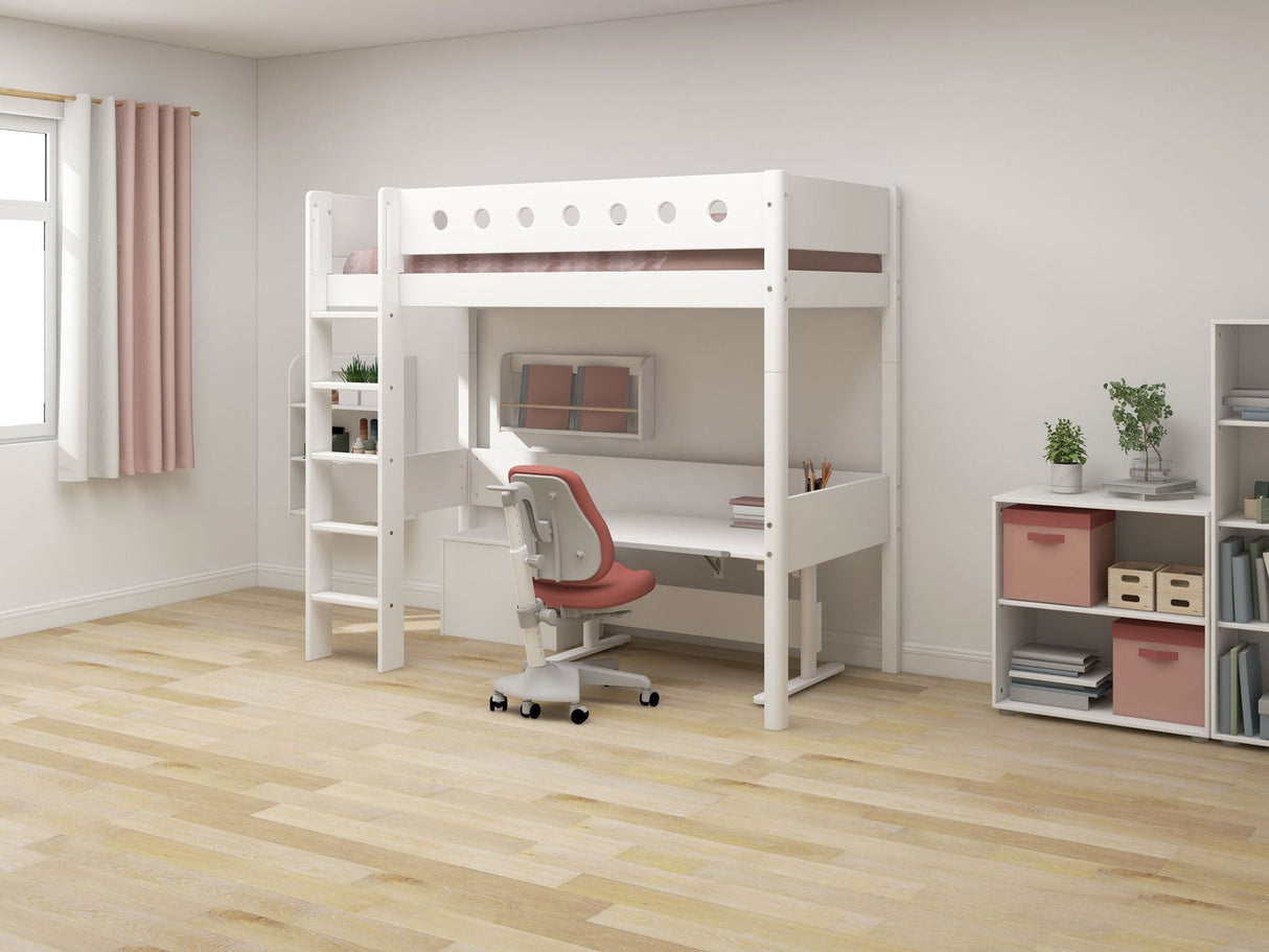 FLEXA Evo Study Desk - fixed desktop/Metal