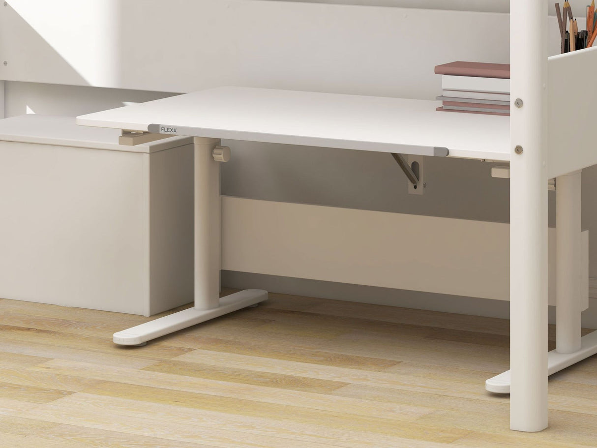 FLEXA Evo Study Desk - fixed desktop/Metal