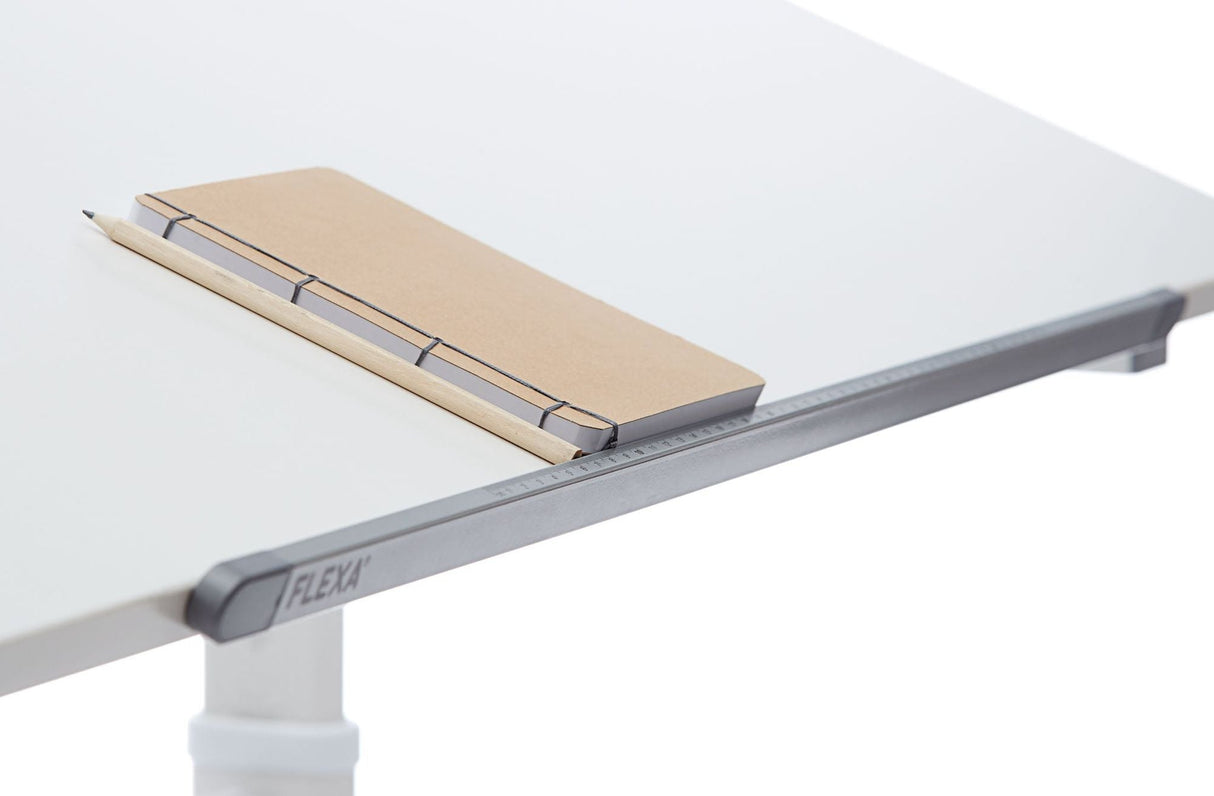 FLEXA Evo Study Desk - fixed desktop/Metal