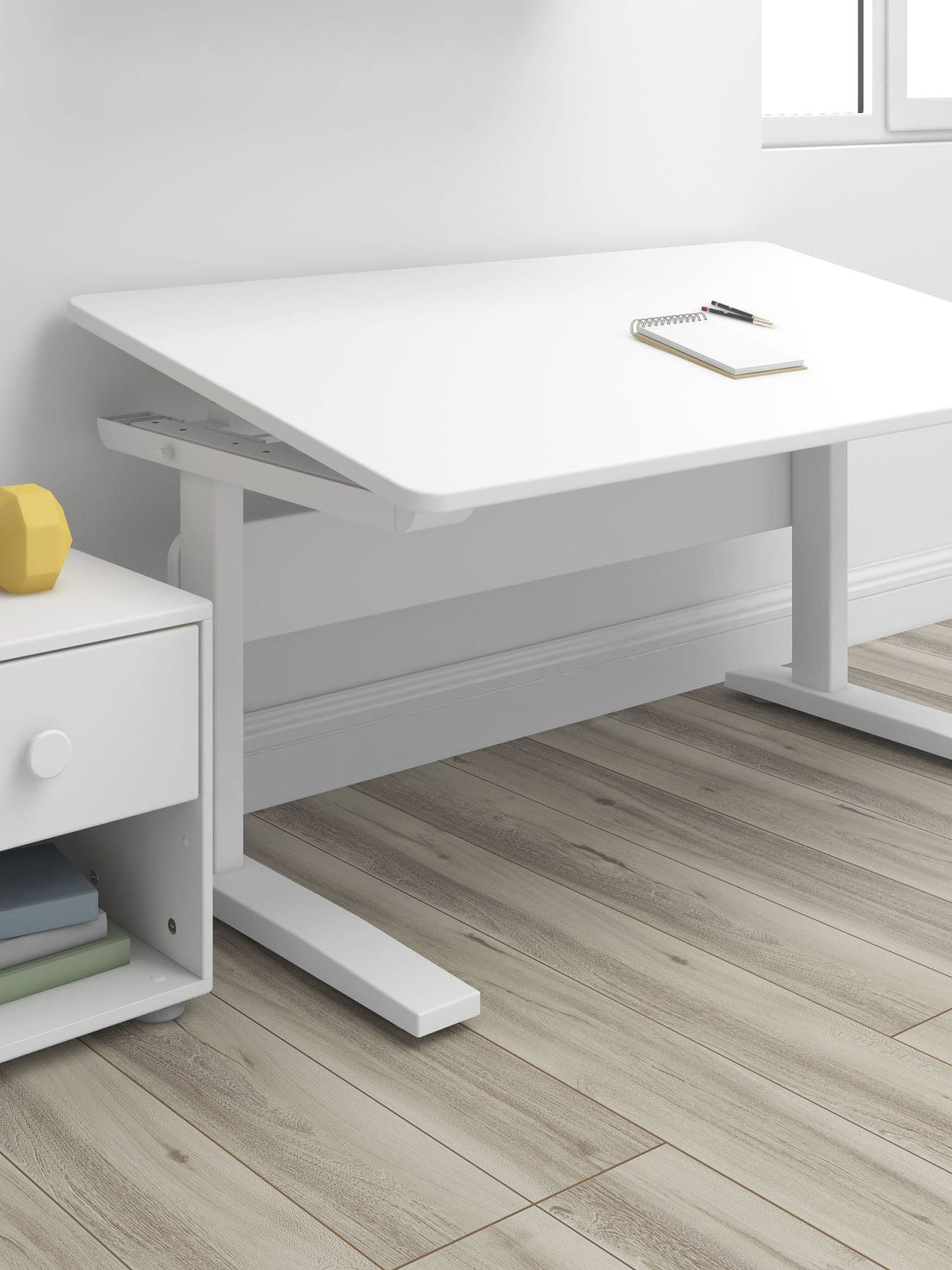 FLEXA Adjustable Study desk, MDF/Metal
