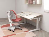 FLEXA Adjustable Study desk, Solid Pine/Metal