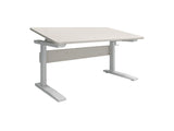 FLEXA Adjustable Study desk, Solid Pine/Metal